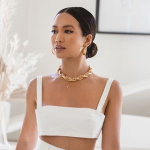 DANIELLE BERNSTEIN Black Bralette